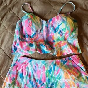 Lilly pulitzer crop set